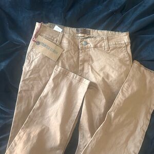 Tainted Denim Tan Pants